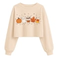 thumbnail image 4 of Yuncity Kids Halloween Sweatshirt Boys Girls Halloween Graphic Long Sleeve Tees Fall Casual Outdoor Activities Tops Size 4-5 Years, 4 of 4