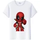 thumbnail image 3 of Camiseta de moda de verano para niños, camiseta de parodia de Marvel, dibujos animados de Deadpool Friends, camisetas de algodón, camiseta blanca Kawaii, ropa para niño y niña, 3 of 5