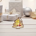 thumbnail image 4 of Puntoco Manualidades de madera para Navidad, pentagramas de madera, adornos de luces, adornos de muñecos de nieve y ángeles navideños, 4 of 6