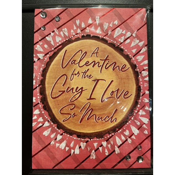 Valentine's Day For Him 3D Greeting Card w/Envelope