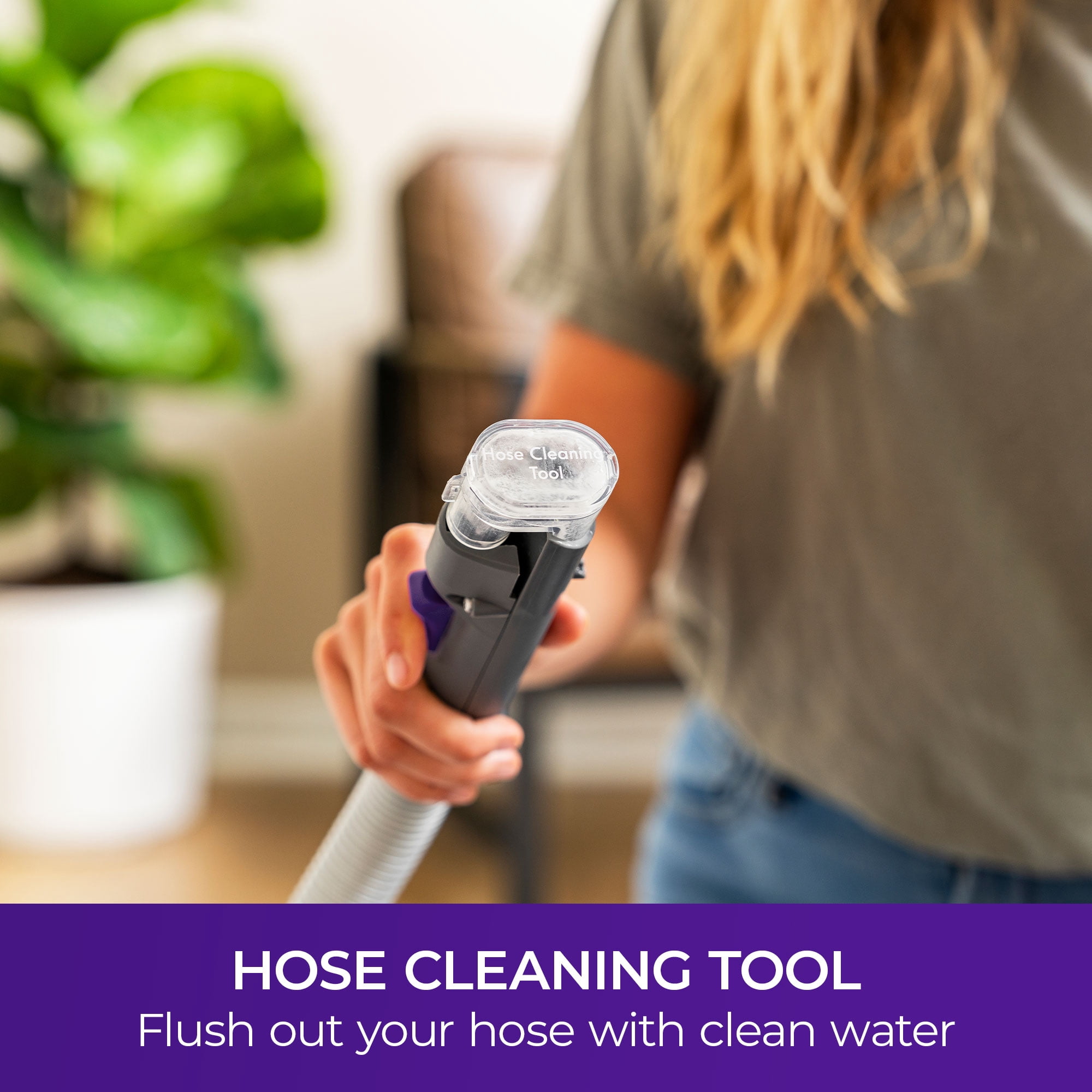 Kenmore SpotLite™ Go Carpet Cleaner, for Carpets, Rugs, Upholstery, Auto, Stairs, and Pet Messes, Lightweight, Portable with Hose Cleaning Tool, Powerful Suction, KW1048, Black and Purple