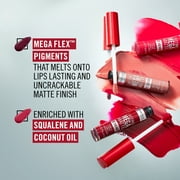 RIMMEL Lasting Mega Matte Liquid Lipstick, 840 Pitch Black, 0.25 fl oz