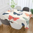 thumbnail image 2 of Yayeee Tablecloths 60" x 120" Rectangle Wrinkle Resistant Party Table Cover, Orange Butterflies, 2 of 8