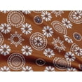 thumbnail image 5 of oneOone Rayon Brown Fabric Block Sewing Material Print Fabric By The Yard 56 Inch Wide, 5 of 5