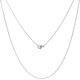 thumbnail image 1 of 2 collares de eslabones redondos de acero inoxidable para mujer, joyería minimalista con cierre de langosta, ideal como regalo de boda o cumpleaños., 1 of 4