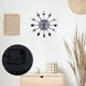 thumbnail image 5 of Espejo 3D grande plateado ANGGREK diseño moderno cuchara tenedor reloj de pared utensilio de cocina Acero inoxidable, 5 of 8