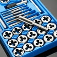 thumbnail image 3 of HLONK Multi-Purpose Tap And Die Set  M3-M12 Metric Threaded Plugs  Hand Threaded Taps  Straight Taps  Tapping And Threading Tools  Universal Die Assortment Set, 3 of 6