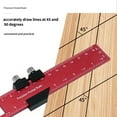 thumbnail image 6 of Woodworking Tools Ruler Precision Ruler Slide Ruler T-Track Metal Slide Stops Fangkenuo, 6 of 9