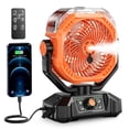 thumbnail image 1 of Ventilador portátil ColdSky 8136C, tanque de agua de 360 ml, cargador USB, 1 of 7