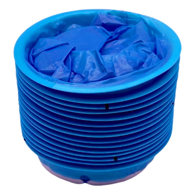 Emesis 10 Piezas Bolsas Vómito Desechables Plástico para Viajes Al Aire Libre () Azul