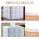 thumbnail image 5 of Soporte para caja de pañuelos de papel para coche, soporte para toallas de papel, soporte de cuero blanco, 5 of 6