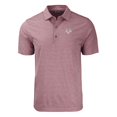 thumbnail image 2 of Men's Cutter & Buck  Heather Maroon Texas A&M Aggies Forge Eco Heathered Stripe Stretch Recycled Polo, 2 of 3