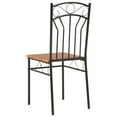 thumbnail image 3 of vidaXL Dining Chairs 6 pcs Brown MDF, 3 of 5