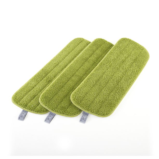 Microfiber Flat Mop Pads 17" Washable, Reusable, Wet and Dry Mop Head