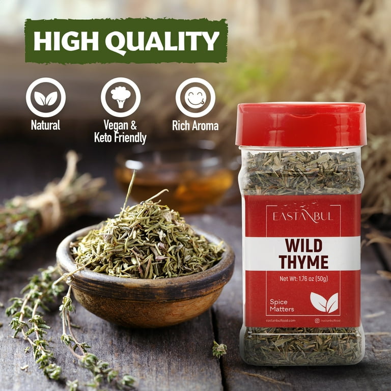 Eastanbul Wild Thyme, Spiked Thyme, Zaatar Thyme Seasoning, AKA