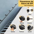 thumbnail image 4 of Barandal Escalera Pasamanos Barra Soporte Seguridad Pared 3m, 4 of 8