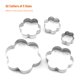 thumbnail image 4 of Moldes de metal para hornear Juego de moldes para hornear galletas Flor de acero inoxidable TFixol molde para hornear, 4 of 7