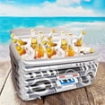 thumbnail image 2 of Efavormart Silver Inflatable 80's Themed Boom Box Ice Beverage Cooler, Pool Party Drink Container - 24"x12", 2 of 5