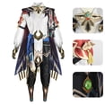 thumbnail image 4 of Kavieh-Disfraz de Genshin Impact para hombre, uniforme de batalla, peluca, fiesta de Halloween, Sumeru, Anemo, juego de Anime, 4 of 4