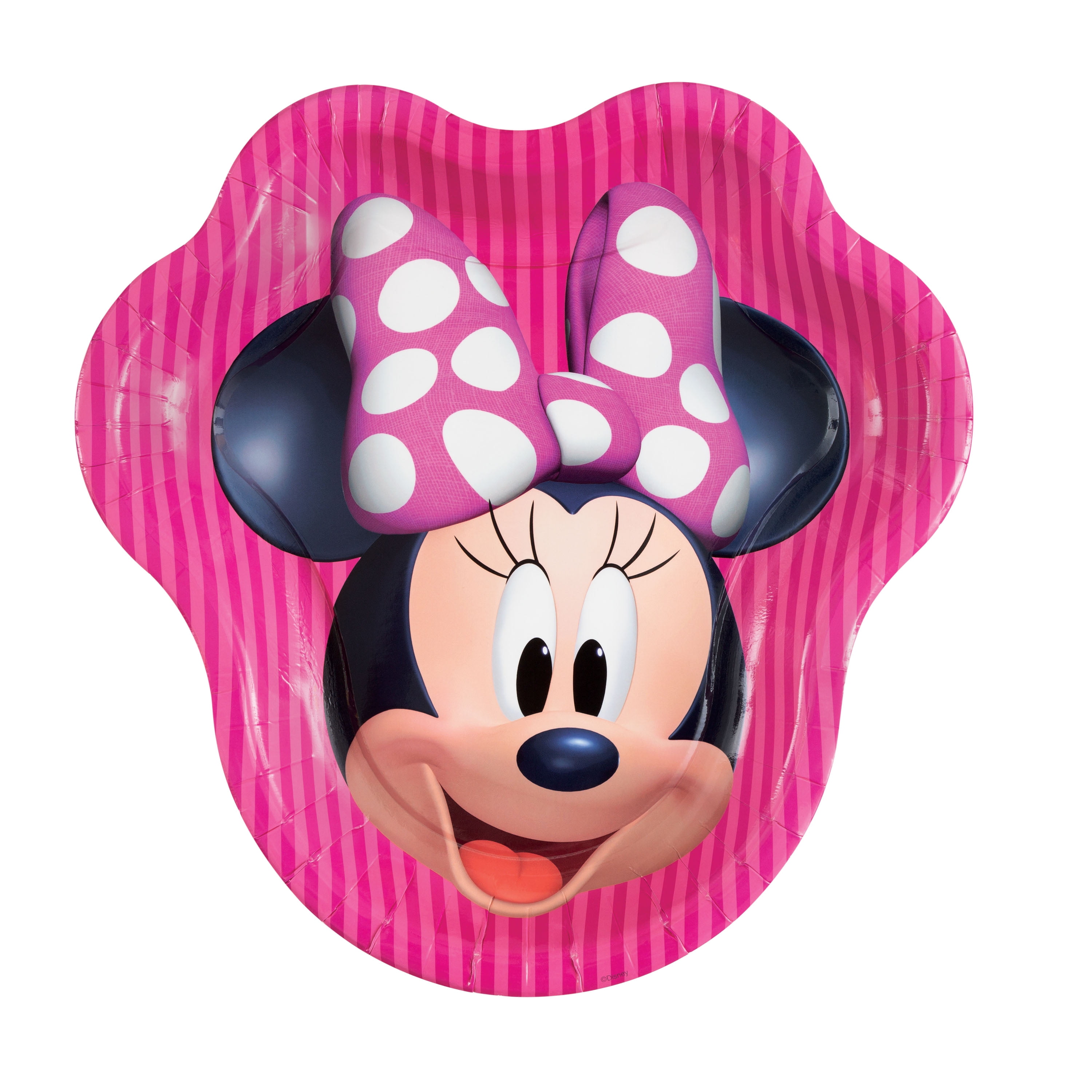 Minnie Mouse Paper Dinner Plates, 9in, 8ct