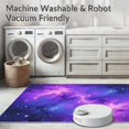 thumbnail image 5 of ODIKA 3'x5' Machine Washable Non-Slip Area Rug, Playful Interstellar Whirl Design High Traffic Rug, Purple, 31906, 5 of 5