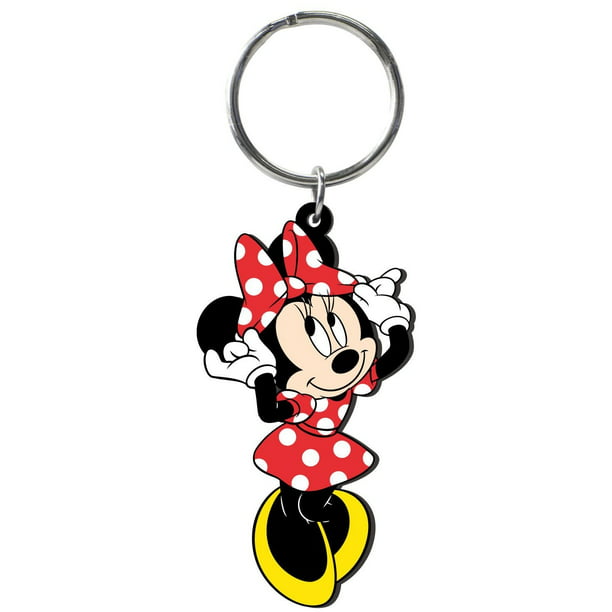 Personalized Mickey Mouse Keychain Minnie Mouse Keyring Disney Charm Custom  Name Gifts Stainless Steel Key chain Cartoon Theme Gift for Kids