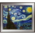 thumbnail image 2 of La Pastiche  Vincent Van Gogh 'Starry Night' Hand Painted Oil Reproduction, 2 of 5
