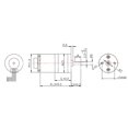 thumbnail image 3 of Motor de reducción de velocidad de metal del motor del engranaje del codificador de 12V 25GA?310?128 DC (DC12V 70RMP), 3 of 8