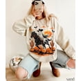 thumbnail image 3 of Retro Halloween Spooky Season Sweatshirt Trendy Ghost Sweatshirt, 3 of 5