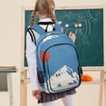 thumbnail image 7 of FORMRS Unisex School Backpack 17" Student Travel Bag with Laptop Compartment, Snow Mountain, 7 of 7