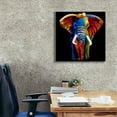 thumbnail image 3 of Epic Graffiti ' Great Elephant' by Incado, Canvas Wall Art, 26"x26", 3 of 8
