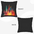 thumbnail image 6 of Set of 2 18x18in Throw Pillow Covers with Colorful Triangular Geometric Design - Modern Art for Couch Bed or Car Decor, 6 of 8