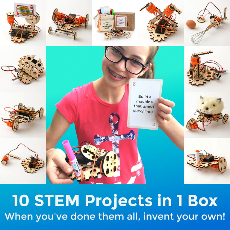  STEM Kits for Kids Age 6-8, Crafts for Boys 8-12, Craft  Projects Car Building Kit, Electronic Engineering Toys Science Gifts, Build  Robot DIY Activity for Ages 6 7 8 9 10 11 12 + Years : Toys & Games