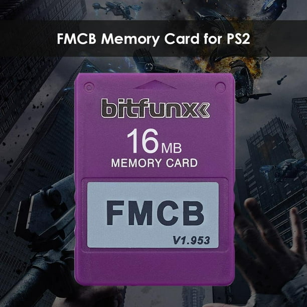 Tarjeta de memoria de juego para Sony PS2 Playstation 2 16MB FMCB McBoot Free MC Boot v1.953 FLhrweasw Nuevo