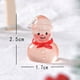 thumbnail image 2 of Christmas Cutesnowman Snow Scene Small Ornaments Glowing Snowman Desktop Decorative Accessories, 2 of 2