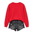 thumbnail image 6 of WEIWEN Halloween Sweatshirts for Women Cute Ghost Pumpkin Graphic Crewneck Long Sleeve Sweaters for Women Spooky Season Pullover Tops Womens Fall Fashion Clothing Red, XXL, 6 of 7