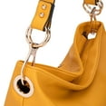 thumbnail image 5 of Montana West Hobo Bags for Women Top Handle Satchel Shoulder Purse Bucket Handbag, Yellow, 5 of 7