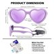 thumbnail image 3 of Gafas de Sol Polarizadas para Bebés NULOOQ Flexibles en Forma de Corazón, 3 of 5