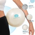 thumbnail image 2 of MEIBU Pilates Ball 10-inch Core Ball, Anti-explosion and Anti-slip Mini Yoga Ball, suitable for Pilates, Yoga, Core Training, Physical Therapy, Balance, Stability, Stretching Exercises, 2 of 7