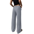 thumbnail image 7 of Baggy Wide Leg Sweatpants Women Lightweight Low Rise Sweatpants with Pockets Spring Comfy Yoga Pants Cotton Joggers Gray XL, 7 of 7