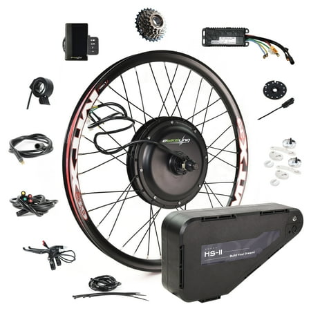 eBikeling 26" MTB 60V 20AH Triangle 2000W Rear Ebike Conversion Kit, Electric Bike Conversion Kit with Waterproof Components, Add On Electric Bike Kit for Effortless Cycling