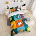 thumbnail image 2 of 3D Color Ball Sports Quilt Cover Set Bedding Set Duvet Cover Pillowcases 82, 2 of 10