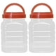thumbnail image 2 of Airtight Food Storage Jar for Home Use Made of Plastic Transparent with Lid 1lb, 2 of 4