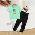thumbnail image 2 of Girls Short Sleeve Top And Shorts,2 Piece Pajama Set 6-12 Months 12-24 Months 2t 3t 4t 5t 6t 7t Children 4 Years, 2 of 4