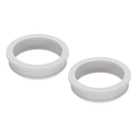 

Uxcell 2Pcs Snap Rubber Grommet Plug Mount Dia 58.6mm ID 52.5mm Seal Anti-Scratch for Electrical Box Cable Pipe Grey