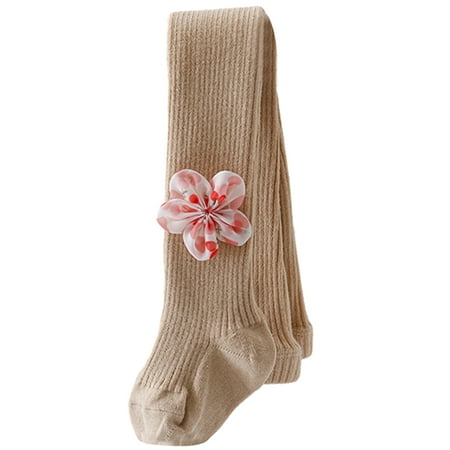 

WakeUple Kids Girls Pantyhose Sweet Flower Stockings Slim Fit Socks Tights