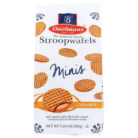 Daelmans - Wafer Caramel Mini Stroopwafel - 7.04 Oz, Case of 12