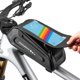 thumbnail image 1 of Bolsa con marco frontal para teléfono de bicicleta ROCKBROS de 1,7 L para teléfonos de menos de 6,8, 1 of 7