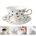 thumbnail image 3 of 1 Set Delicate Coffee Cup Saucer Set Ceramic Coffee Cup European Style Mug, 3 of 8