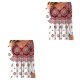 thumbnail image 2 of Qarigey Camisa de mujer Poliéster Verano Cuello en V Estampado de flores Casual Manga larga Blusa elegante Camisas de viaje de vacaciones Ropa Type26 NO26, 2 of 6